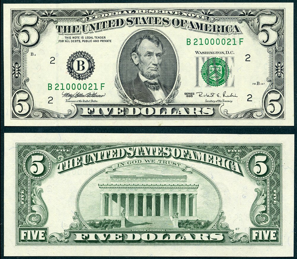 5 dollar bill serial number lookup